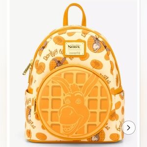 Loungefly Shrek Donkey Backpack - Orange and Cream